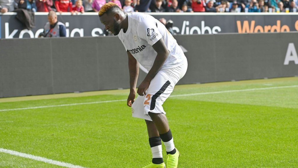 Bundesliga: Boniface Explains Pants Down Dance Celebration After Scoring Brace For Bayer Leverkusen