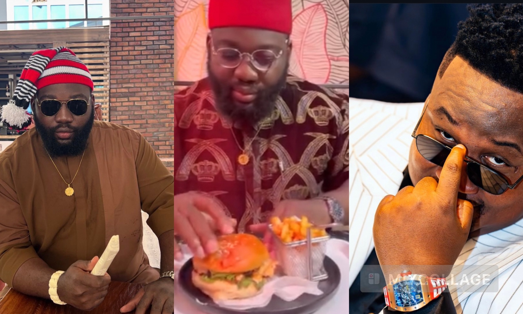 “If anything happens to me, you know who to hold” – Food critic Opeyemi Famakin cries out after reviewing Cubana Chiefpriest’s restaurant