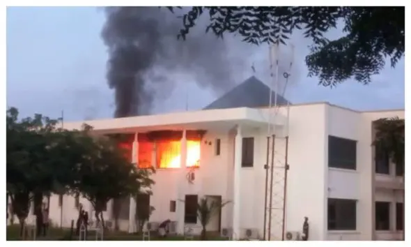 Fire Guts Katsina Govt House