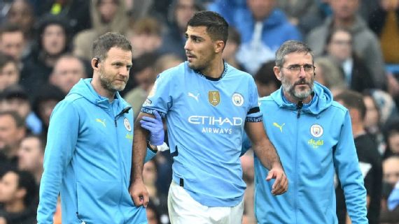 EPL: Man City’s Rodri likely out for season with ACL injury