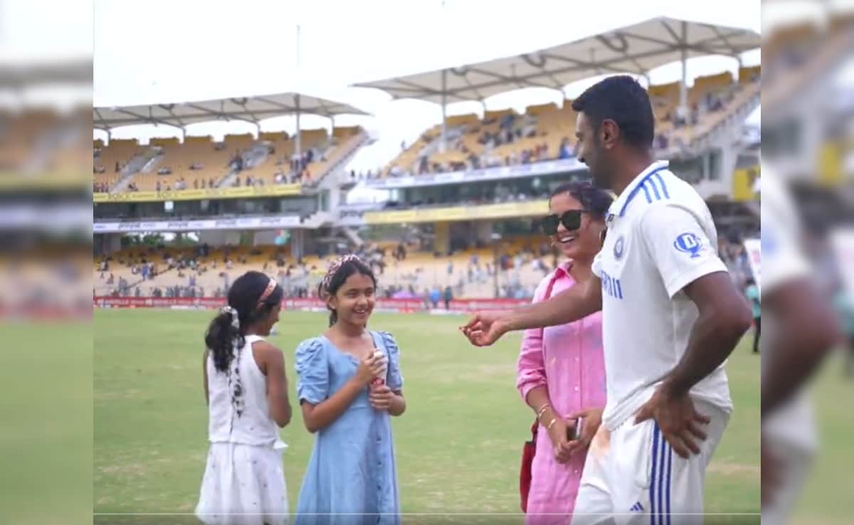 R Ashwin Has A Gift For His Daughters. This Is How They Responded. Watch