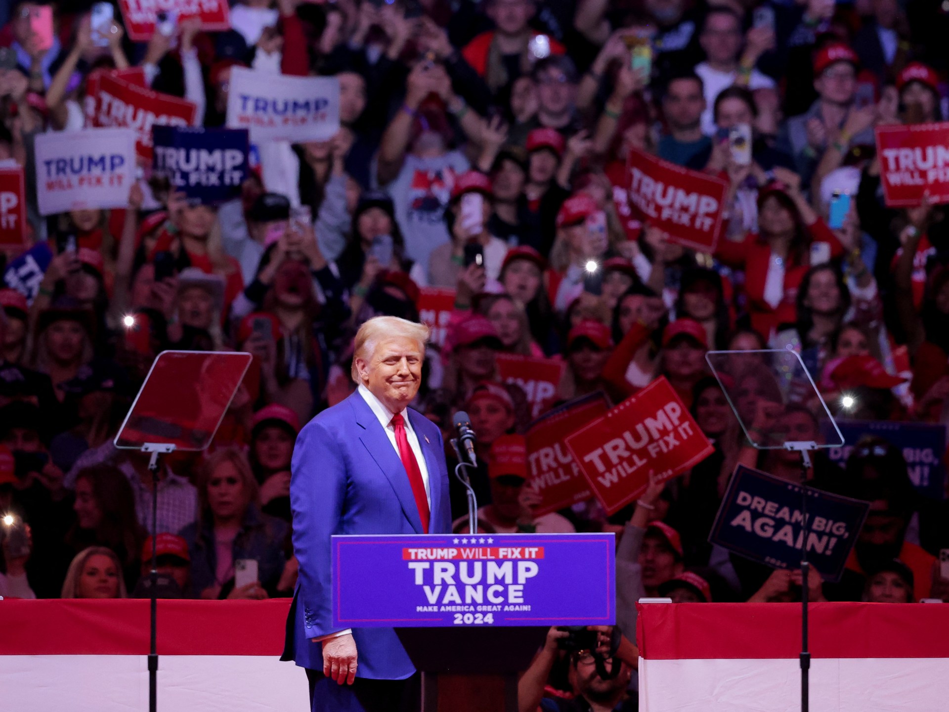 Trump Attacks Harris At Mega Rally At New York’s Madison Square Garden