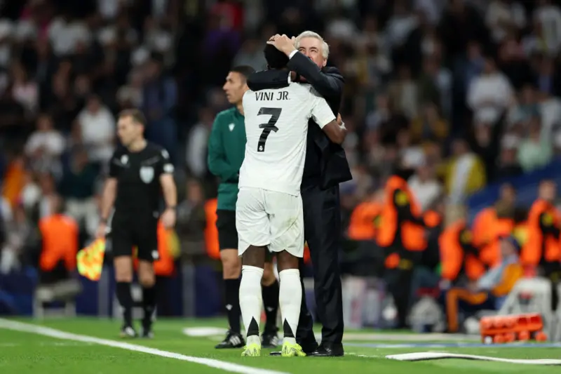 Champions League: Vinicius hat-trick completes Real Madrid comeback against Dortmund