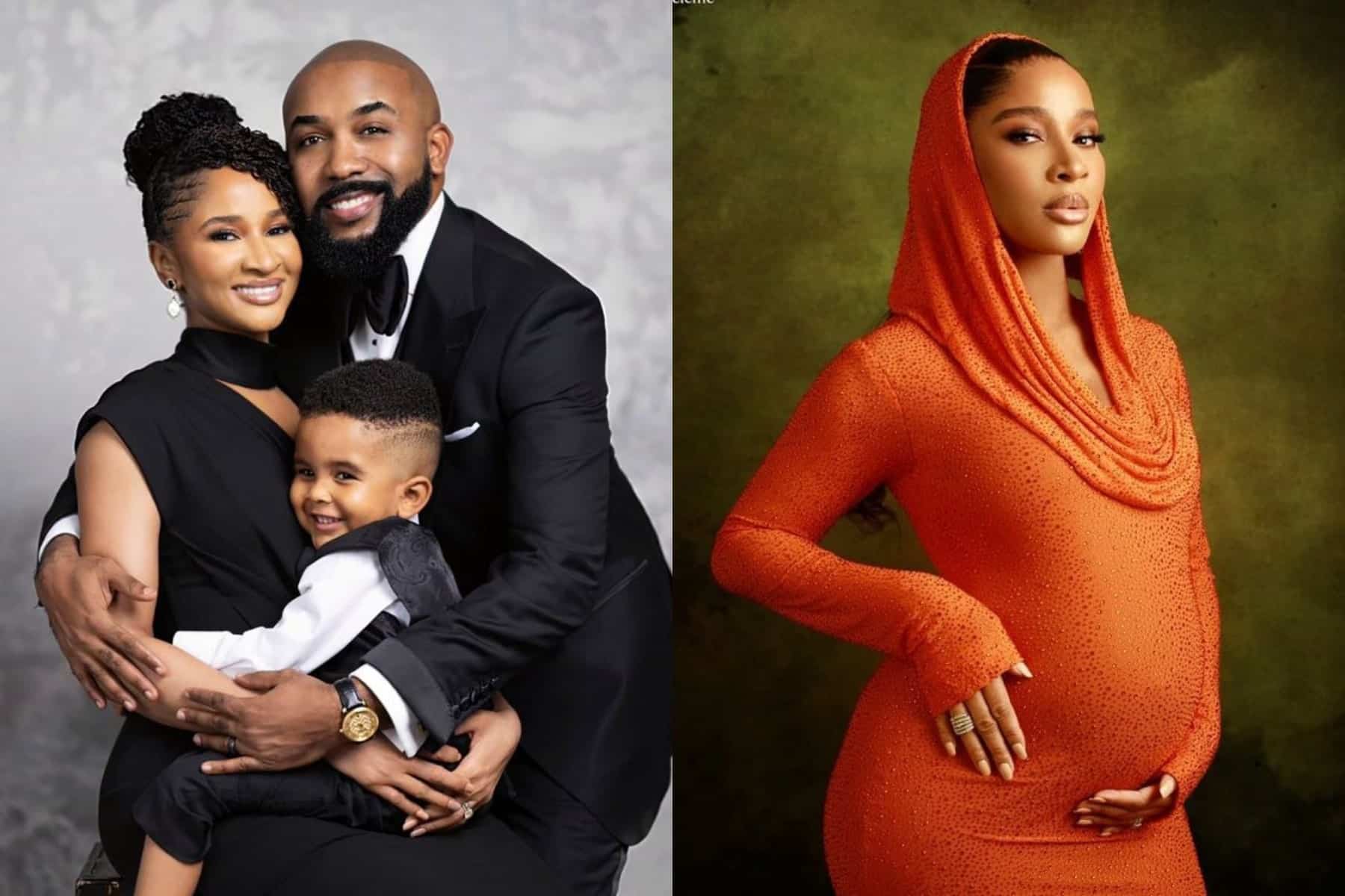 “Yummiest mummy” – Celebrities flood Adesua Etomi’s page with well wishes as she and Banky W expect second child