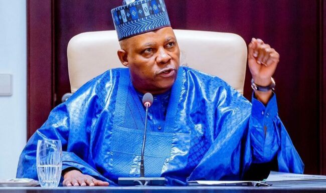 Shettima’s Trip To Attend Samia’a C/Wealth Summit Halted Over Damaged Plane’s Cockpit 