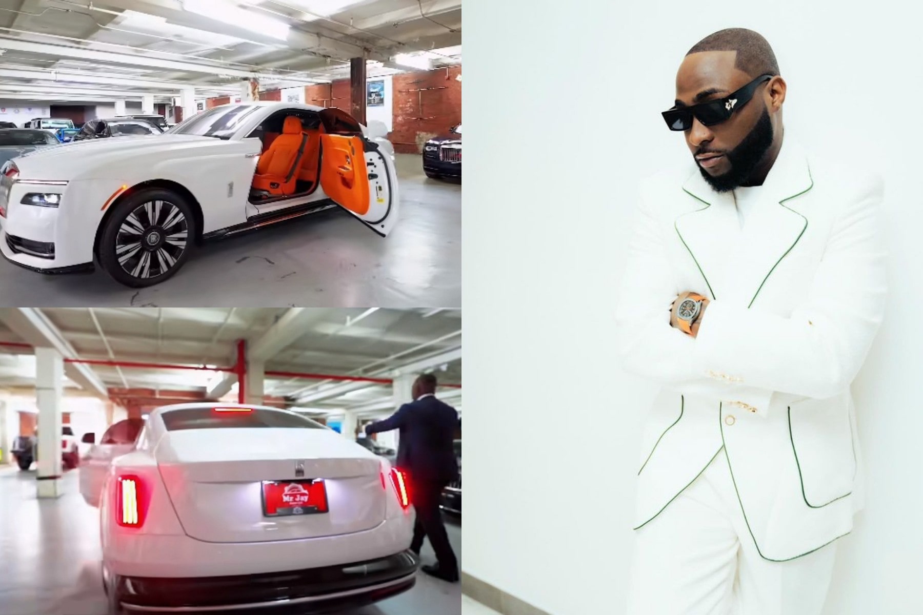 “My own Oga get levels” – Israel DMW, others hail Davido as he set to take delivery of his brand new 2024 Rolls Royce Spectre worth millions (Video)