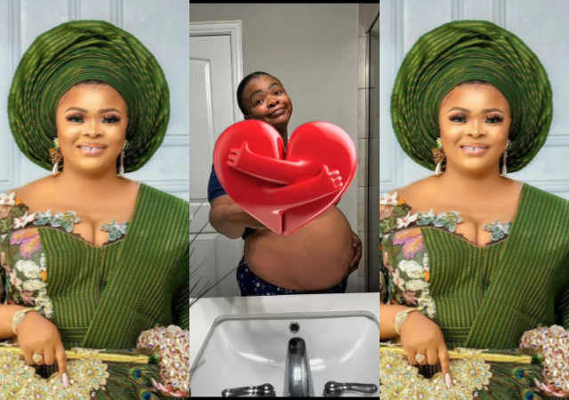 Dayo Amusa’s Friend Debunks Surrogacy Rumour, Posts Pictures Of Actress While Pregnant