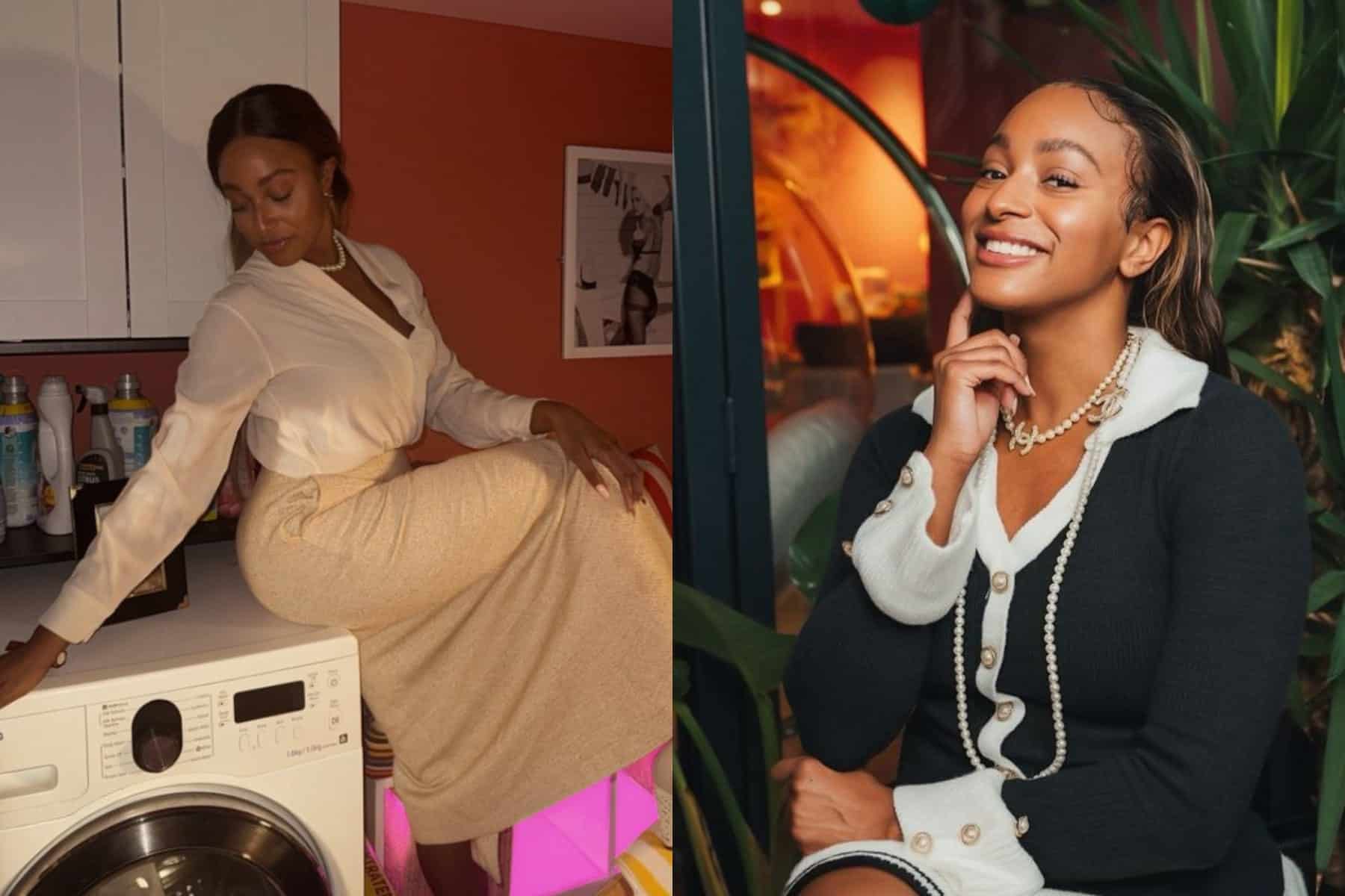 “I am a wife material” – DJ Cuppy declares as she shares photo of her doing laundry