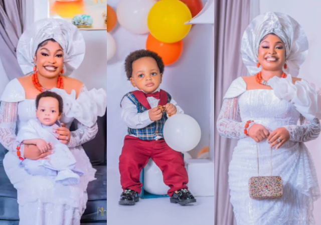 Actress Nuella Njubigbo celebrates son as he clocks ONE