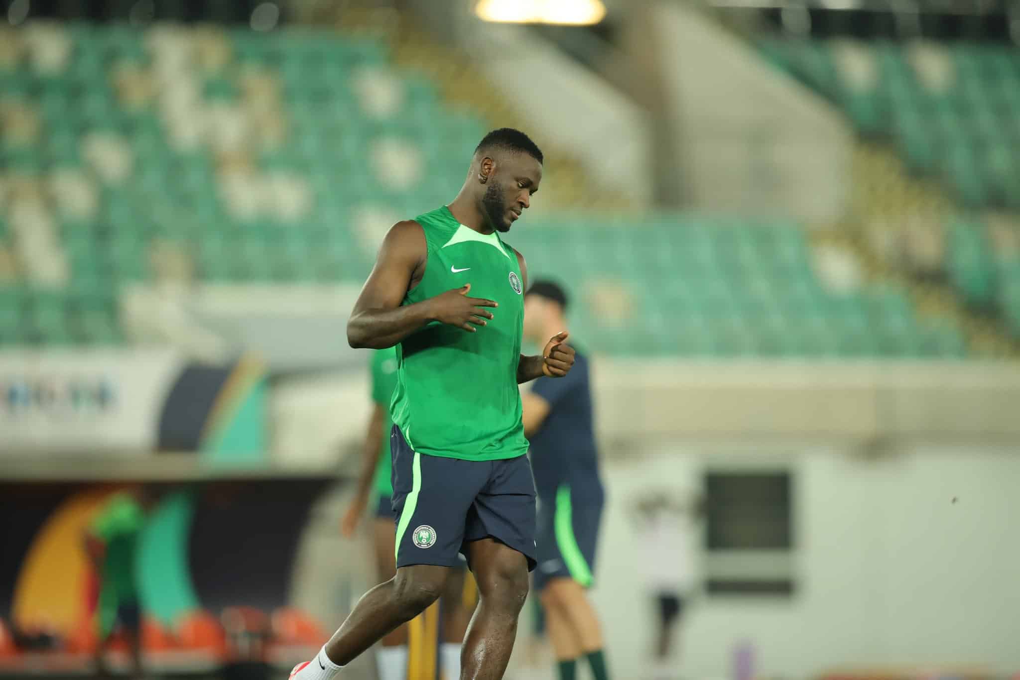 AFCON 2025: Boniface shares credit alert to fans after Super Eagles training | VIDEO