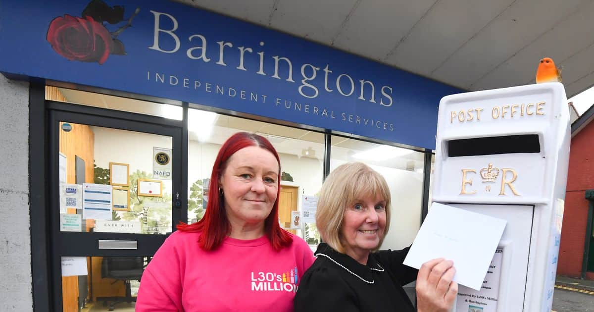 ‘Beautiful’ postbox where people can send ‘a letter to heaven’