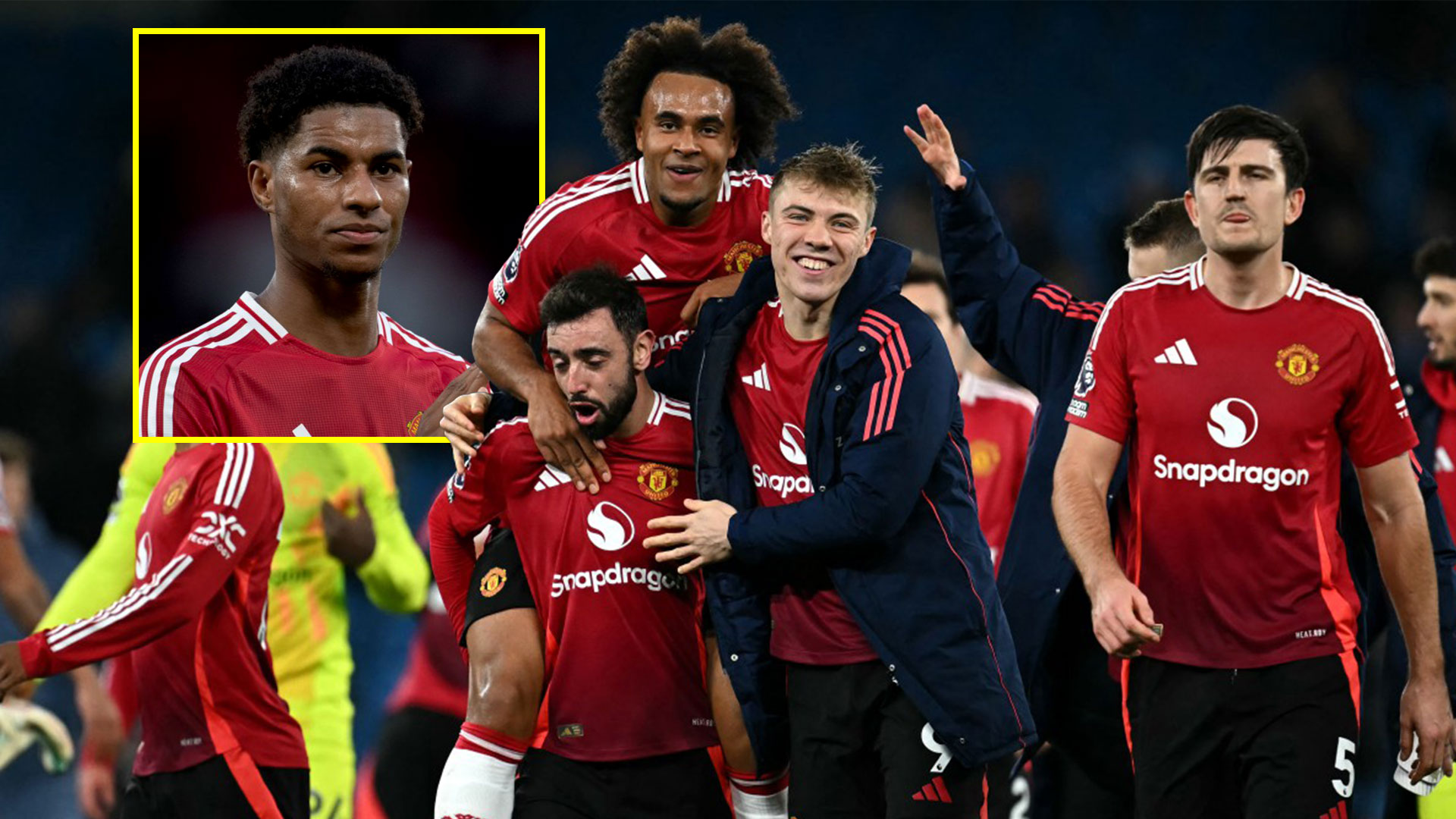 Dropped Marcus Rashford sends four-word message to Man United teammates in stunning comeback win