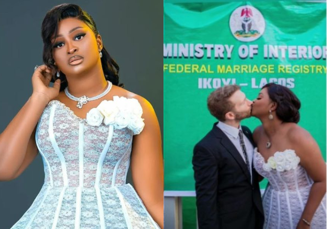 Actress Etinosa Idemudia Addresses Rumors About Wedding To Caucasian Boyfriend