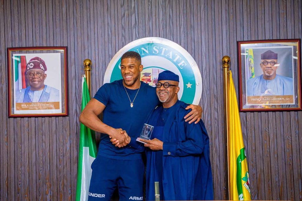 Ogun Will Construct Anthony Joshua Indoor Boxing Ring — Gov Abiodun