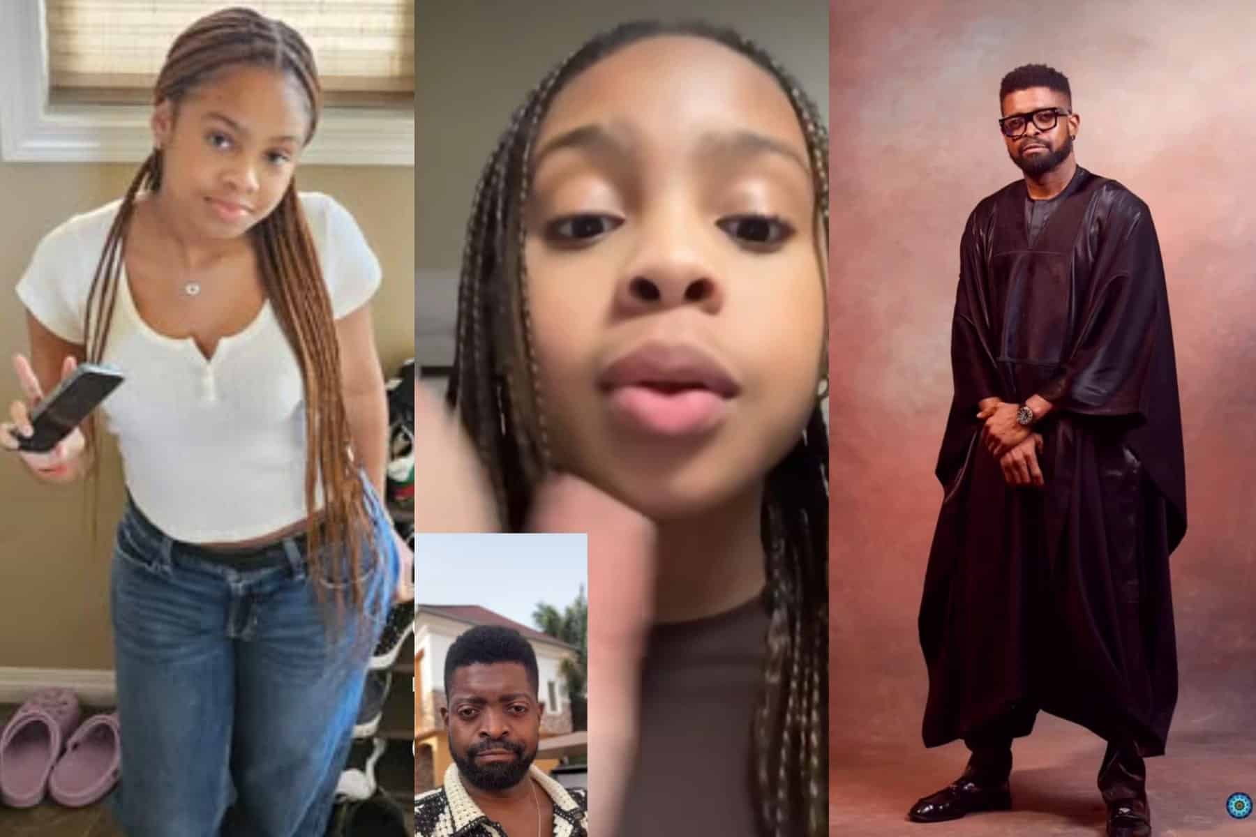 “I used to think that I am the pride of my family” – Basketmouth cries out as his daughter calls him out for embarrassing his family (Video)