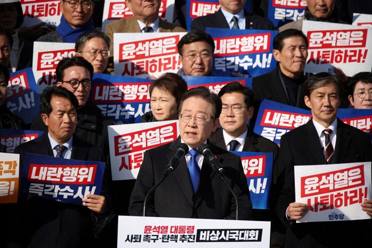 Opposition Parties Move To Impeach South Korea President