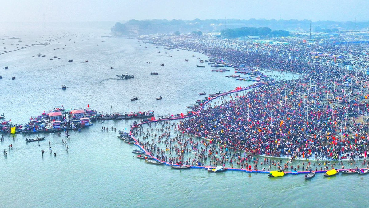 Over 15 Million Take Holy Dip On First Day To Begin World’s Biggest Spiritual Gathering