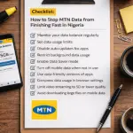 Checklist to stop MTN data from finishing fast in Nigeria