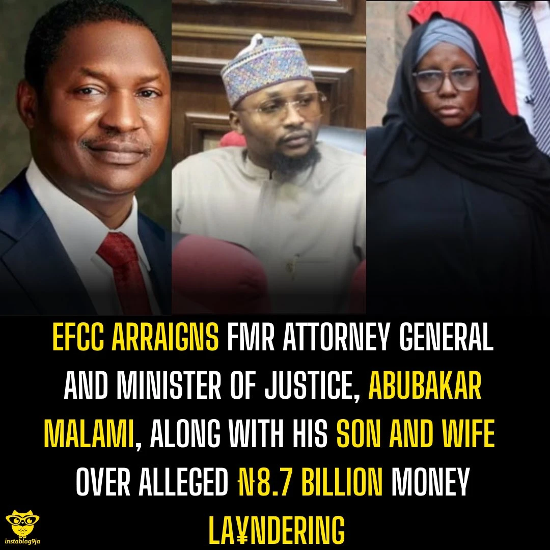 EFCC arraigns Fmr Attorney General And Minister Of Justice, Abubakar Malami, Alo