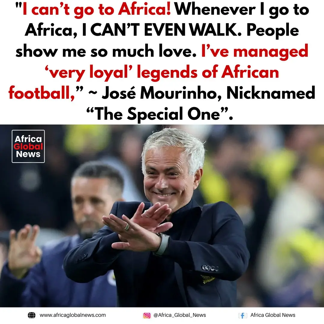 José Mourinho has spoken openly about the overwhelming love he receives across A