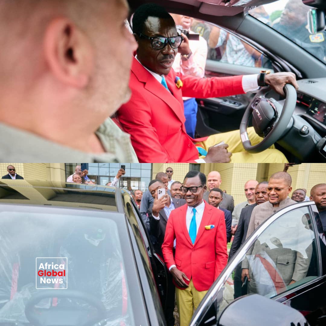 Lumumba Vea, the viral DR Congo AFCON 2025 superfan, has finally received a brand new car 7 619152993 1479919147466576 449742414068986242 n