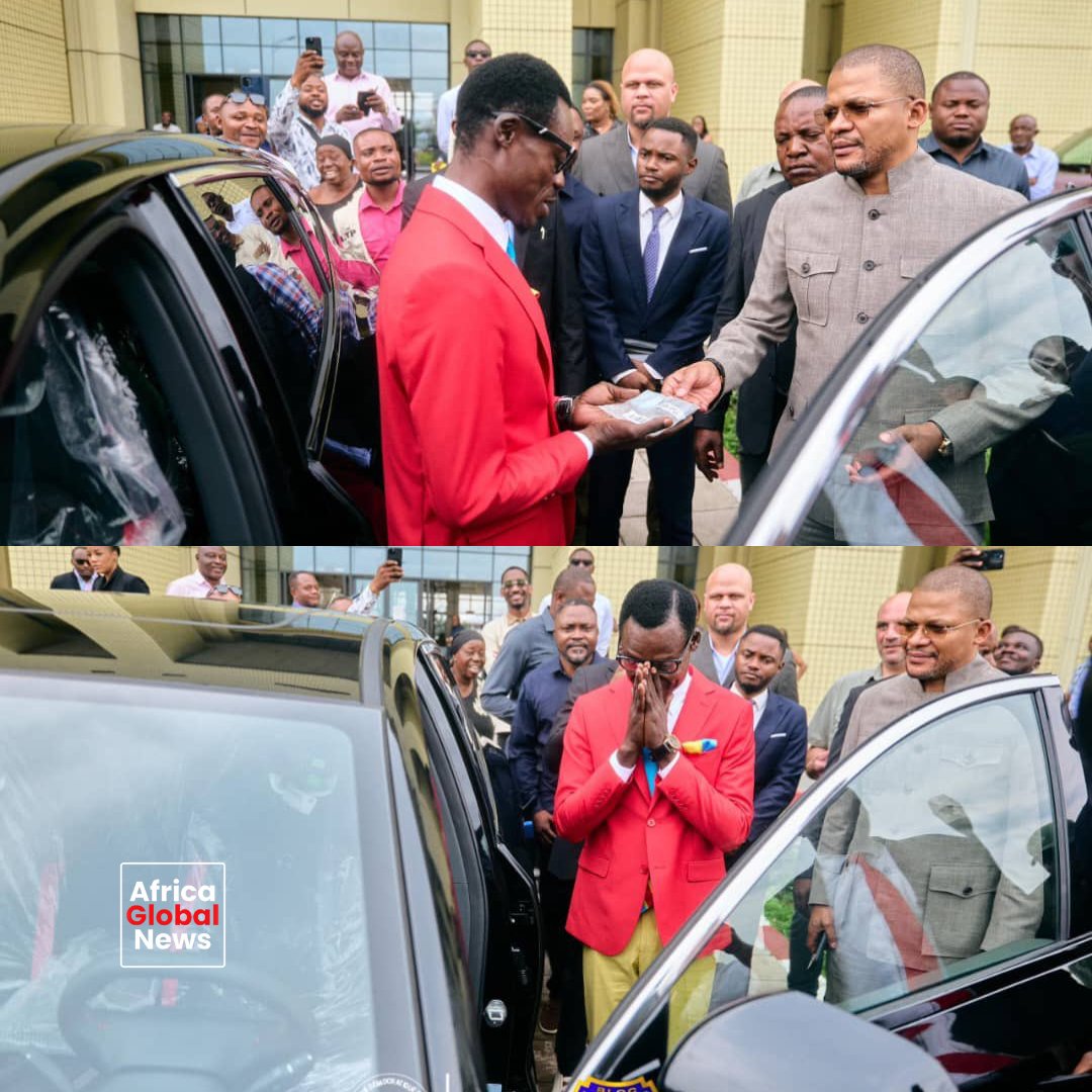 Lumumba Vea, the viral DR Congo AFCON 2025 superfan, has finally received a brand new car 5 619679217 1479919007466590 2665841078908000714 n