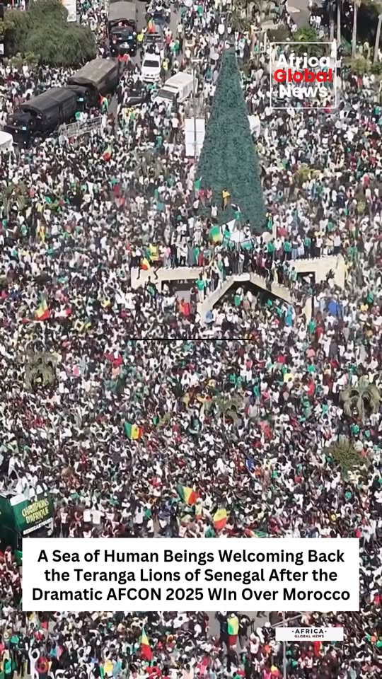A heroic welcome awaited the Teranga Lions of Senegal as they returned home foll