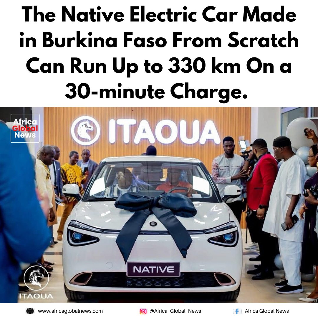 A homegrown electric car built entirely in Burkina Faso is drawing attention 1 A homegrown electric car built entirely in Burkina Faso is drawing attention for