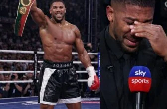 A once fearless champion is now drenched in depression. I believe Anthony Joshua