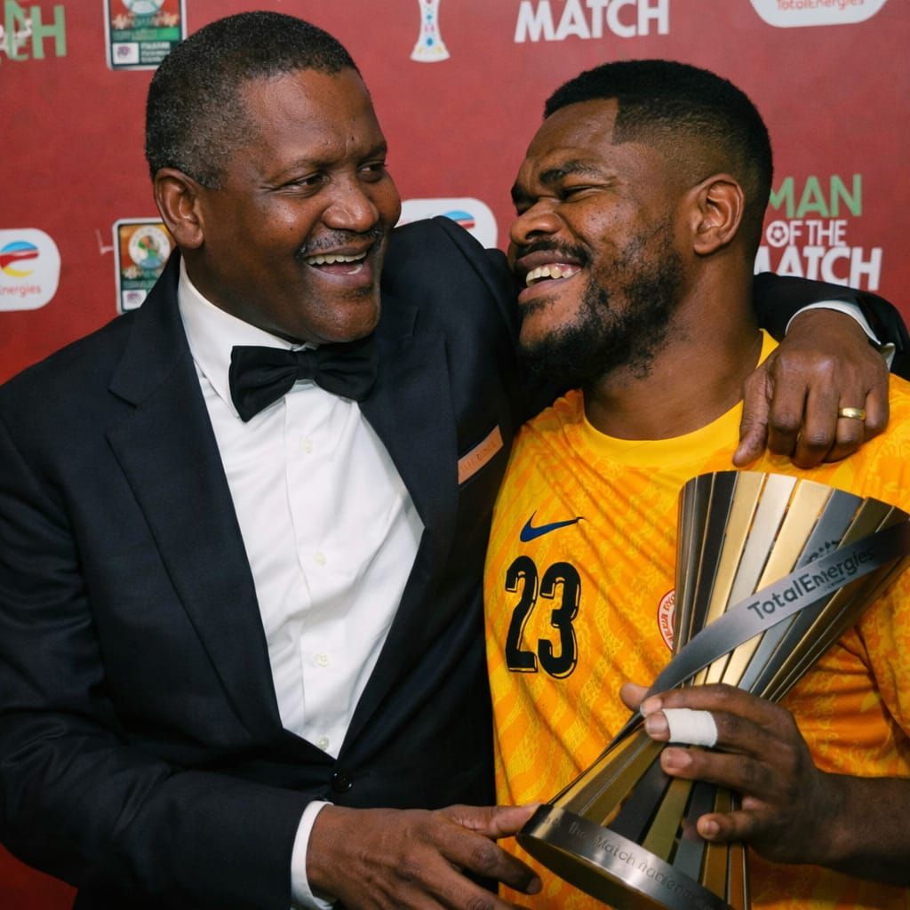 Africa’s richest man, Aliko Dangote, took time out of his busy schedule to celeb