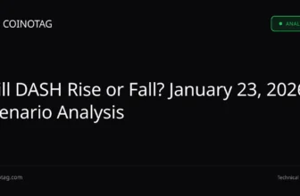 DASH Technical Analysis Jan 23