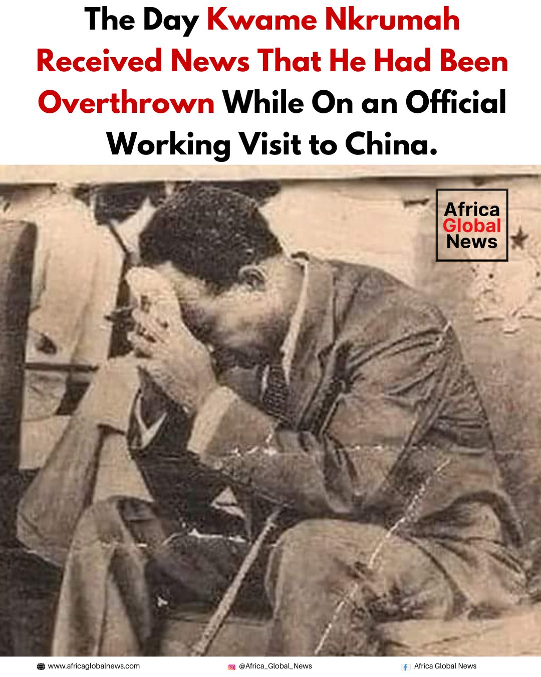 Kwame Nkrumah learned he had been overthrown while he was in China 1 Did you know that Kwame Nkrumah learned he had been overthrown while he was on a