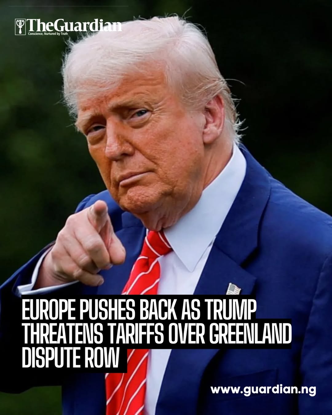 European leaders on Sunday condemned US President Donald Trump’s threat to impos