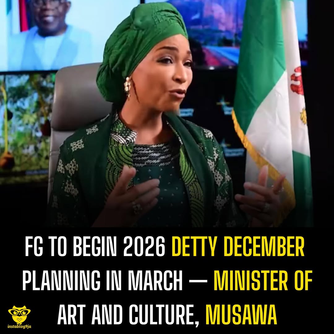 FG to Begin 2026 Detty December Planning in March — Minister of Art and Culture,