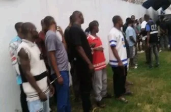 Ghana nabs 53 Nigerians in large-scale cybercrime operation, recovers laptops, phones, firearms [PHOTOS]