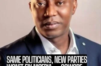 Human rights activist and former presidential candidate, Omoyele Sowore, has dis