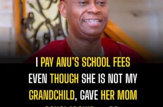 I Pay Anu’s School Fees Even Though She Is Not My Grandchild, Gave her mom schol