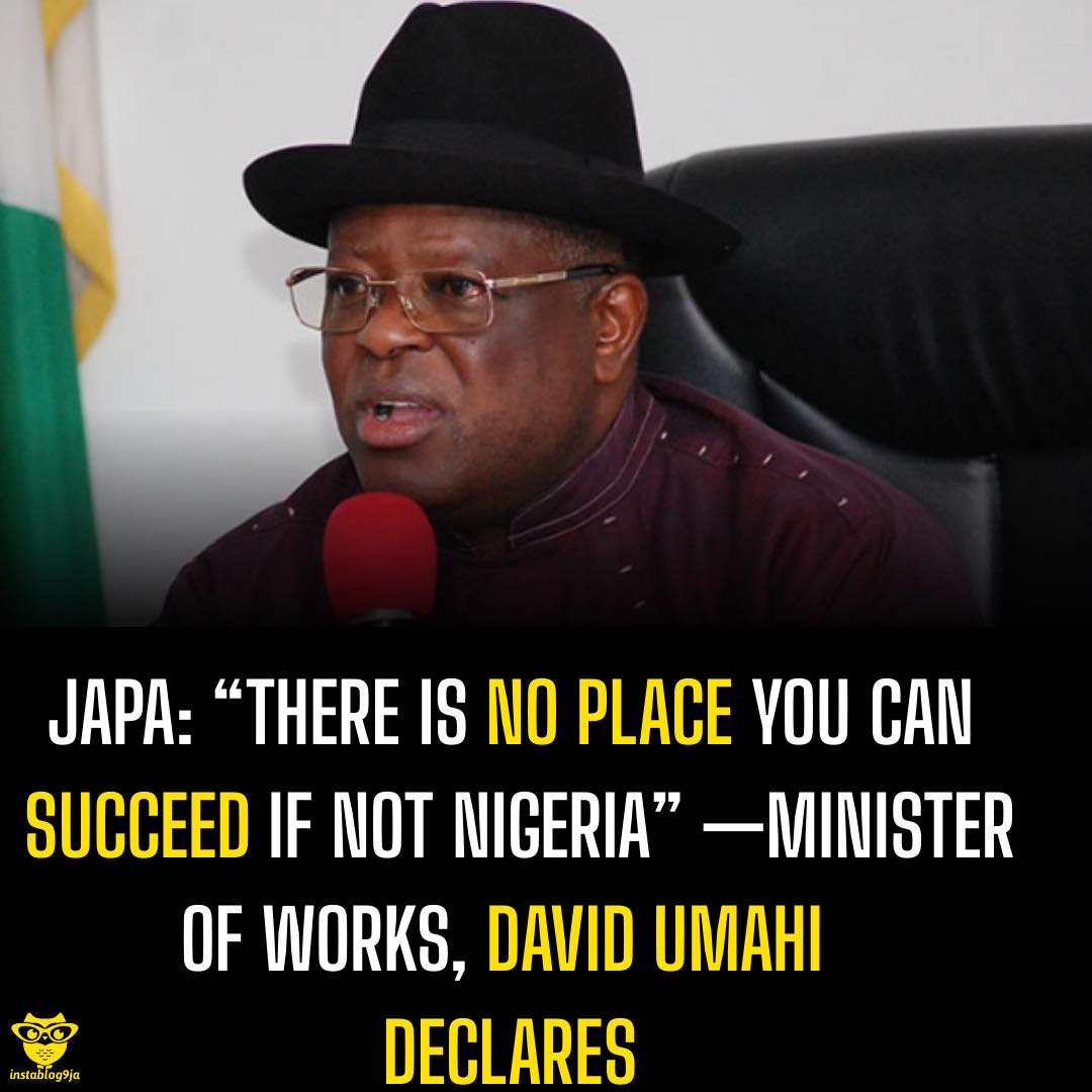 JAPA: “There Is No Place You Can Succeed If Not Nigeria” — Minister Of Works, Da