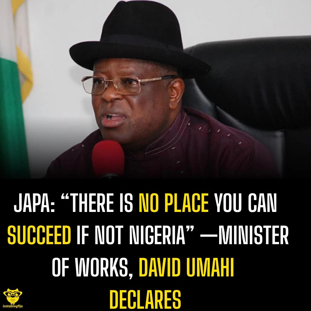 JAPA: “There Is No Place You Can Succeed If Not Nigeria” — Minister Of Works, Da