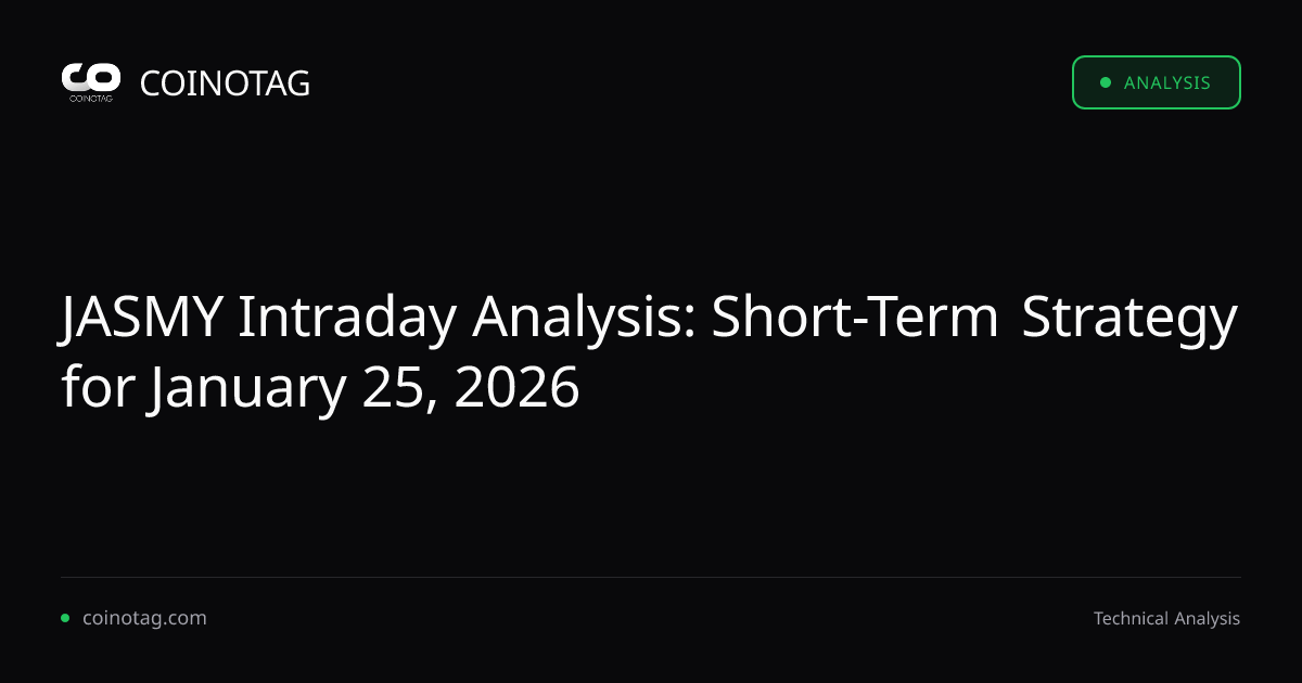 JASMY Technical Analysis Jan 25 1 JASMY Technical Analysis Jan 25