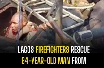 Lagos Firefighters Rescue 84-Year-Old Man from 140-Foot Well Over Suspected S¥ic