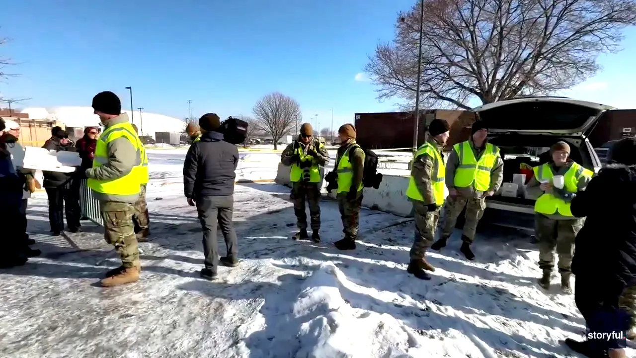 Minnesota National Guard gives coffee, donuts to anti-ICE protesters 3 Minnesota National Guard gives coffee, donuts to anti-ICE protesters