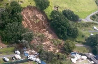 Several missing after landslide rips through popular campsite in New Zealand