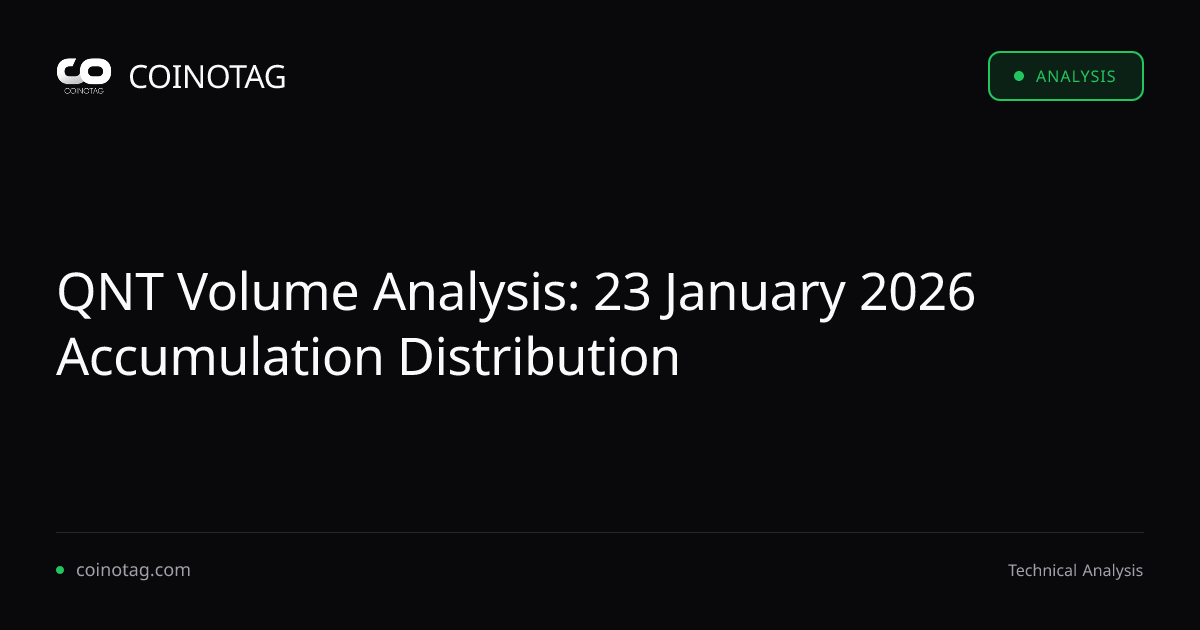 QNT Technical Analysis Jan 23 1 QNT Technical Analysis Jan 23
