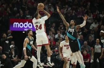 Rough shooting and ugly defense for Heat lead to loss in Portland