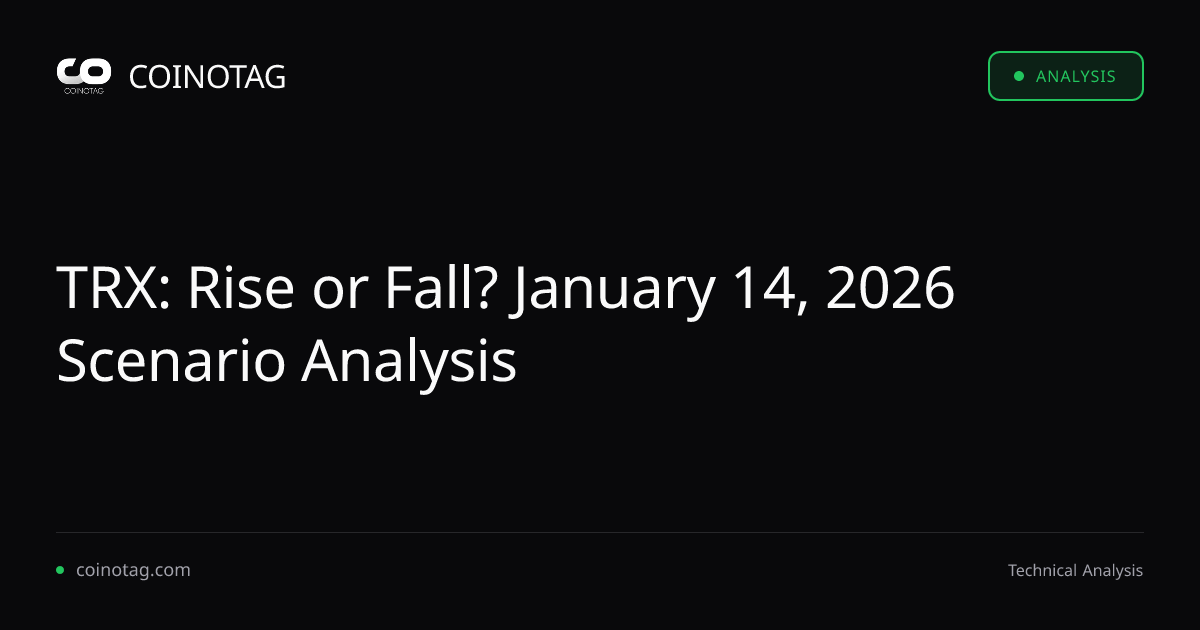 TRX: Rise or Fall? January 14, 2026 Scenario Analysis