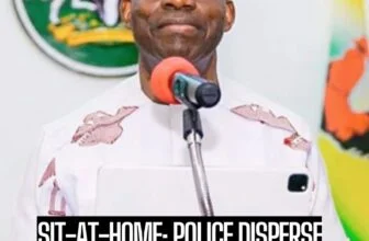 The Anambra State Police Command dispersed protesters at the Onitsha Head Bridge