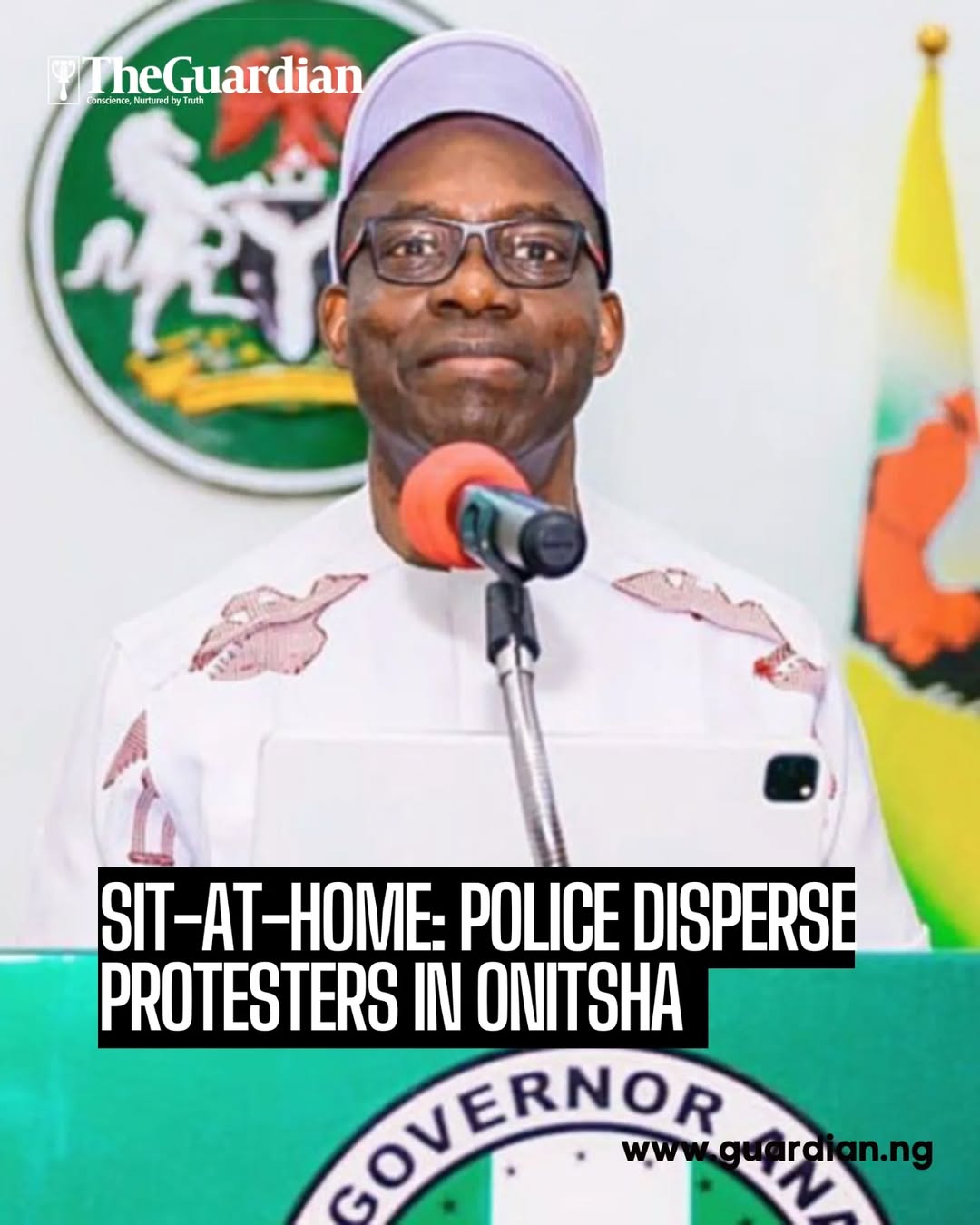 The Anambra State Police Command dispersed protesters at the Onitsha Head Bridge 1 The Anambra State Police Command dispersed protesters at the Onitsha Head Bridge