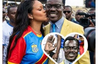 The Congolese fan, Lumumba, has linked up with Rihanna after going viral. Truly,