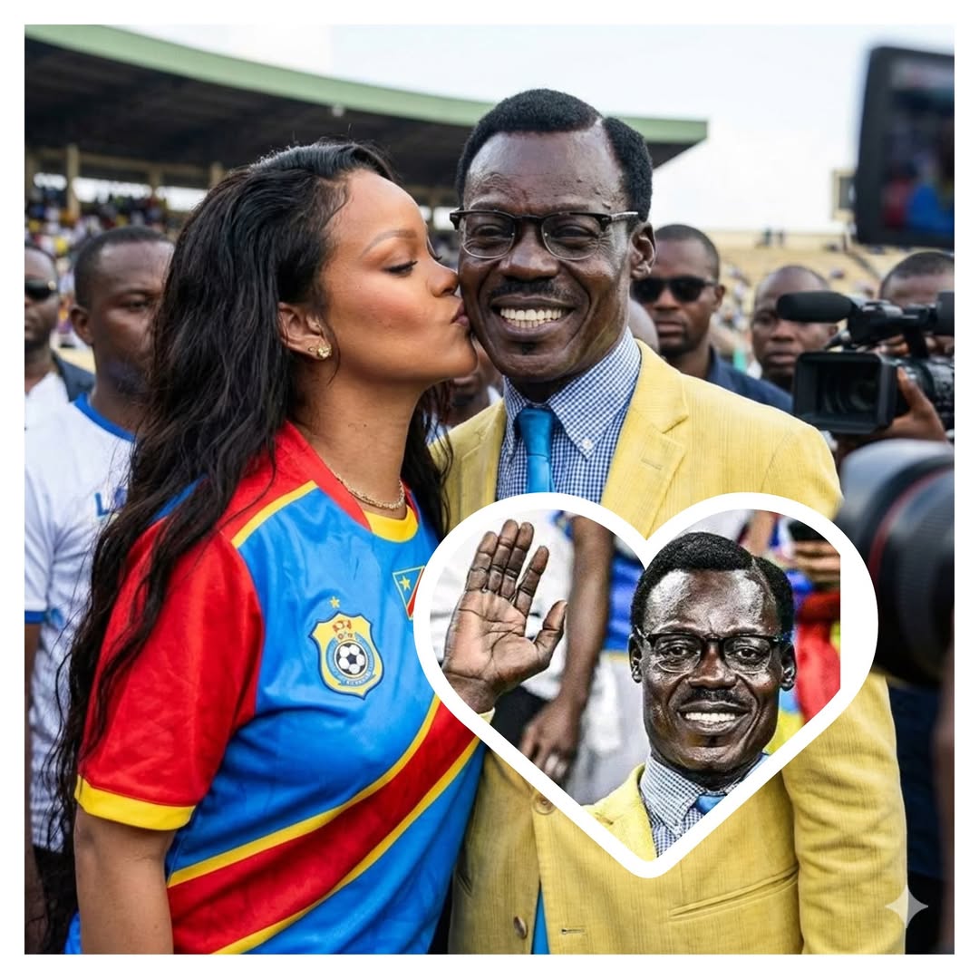 The Congolese fan, Lumumba, has linked up with Rihanna 1 The Congolese fan, Lumumba, has linked up with Rihanna after going viral. Truly,
